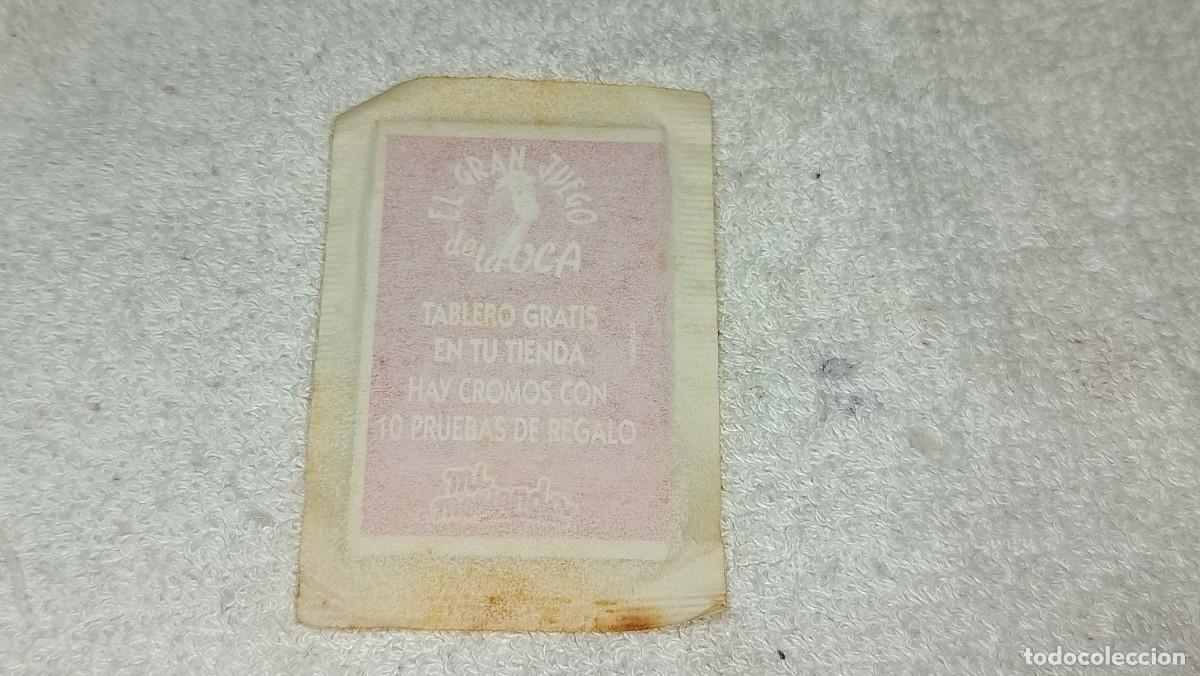 Coleccionismo cromos antiguos: BIMBO BIMBOCAO : ANTIGUO CROMO N&ordm; 4 EL GRAN JUEGO DE LA OCA - INTERROGATORIO - SIN ABRIR A&Ntilde;OS 90