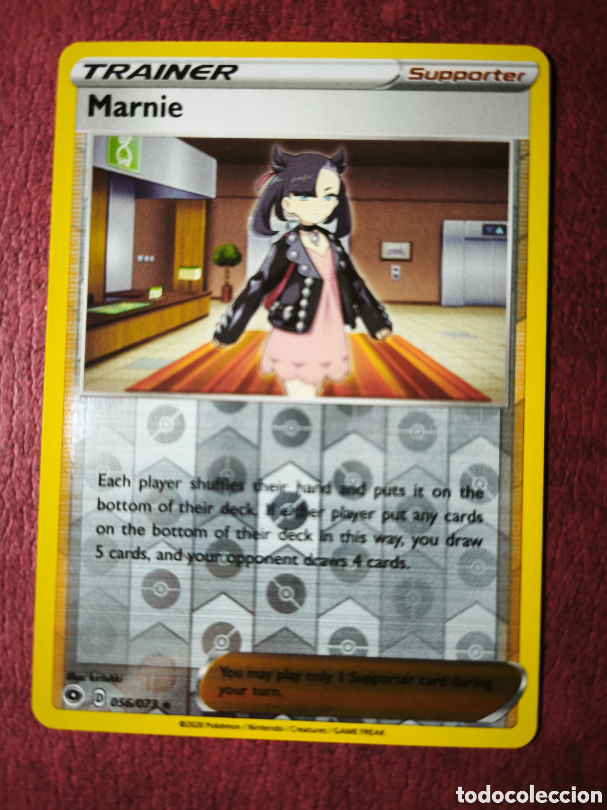 Coleccionismo cromos antiguos: Pokemon. 2020. Marnie. #56/73. Ingl&eacute;s