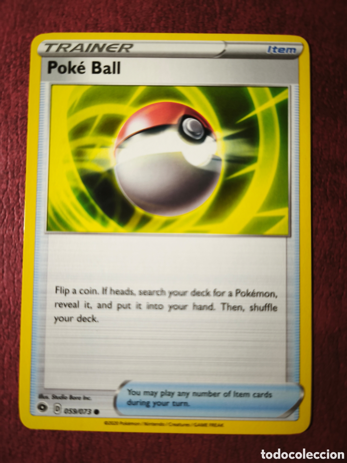 Coleccionismo cromos antiguos: Pokemon. 2020. Poke Ball. &euro;59/73. Ingl&eacute;s