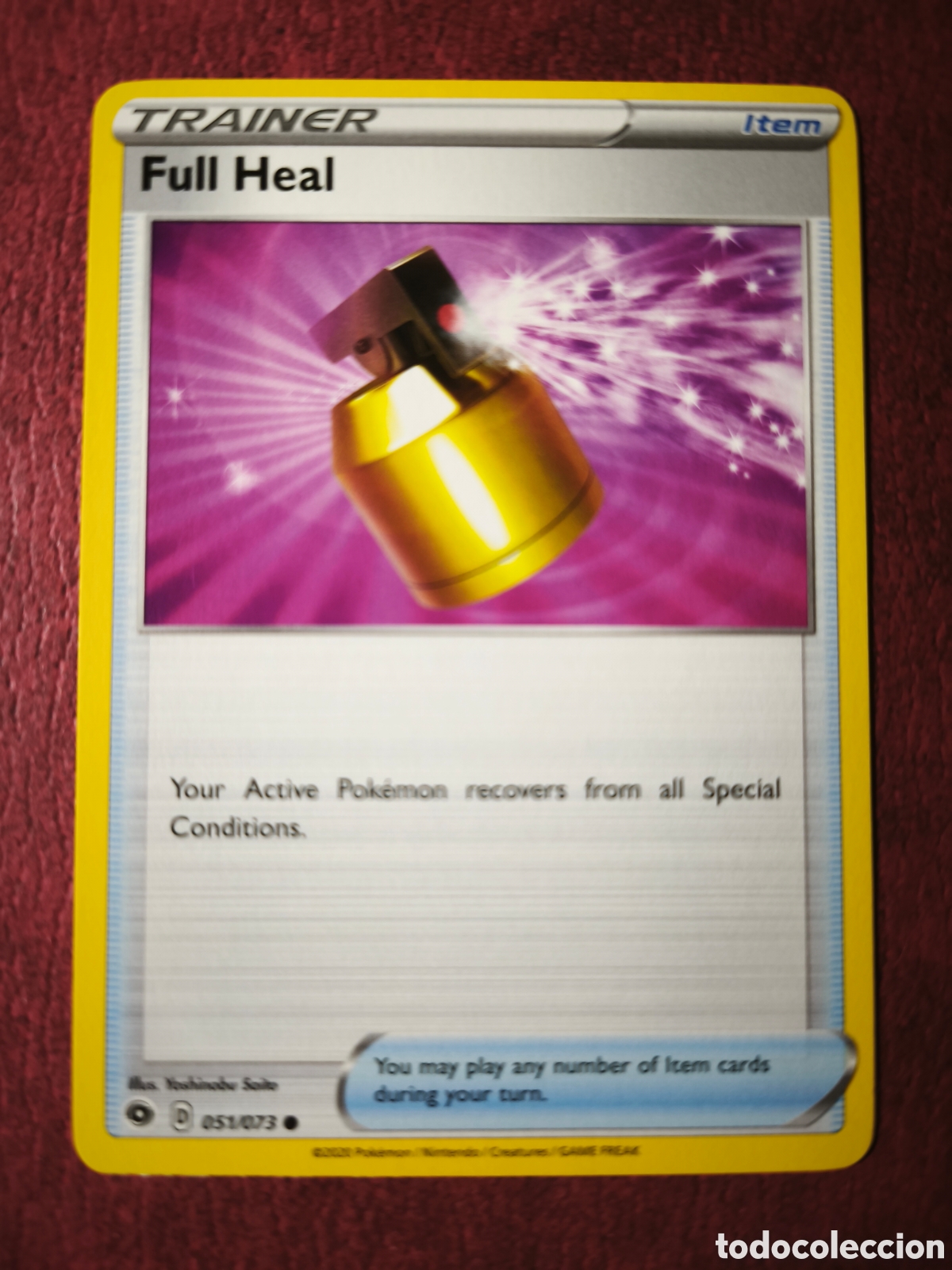 Coleccionismo cromos antiguos: Pokemon. 2020. Full Heal. #51/73. Ingl&eacute;s