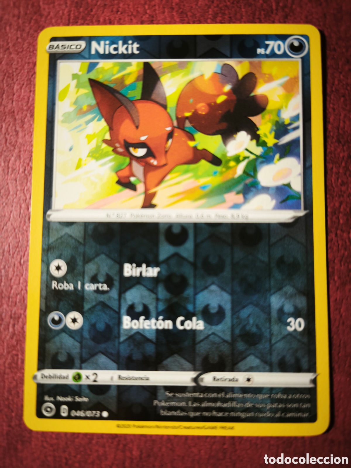 Coleccionismo cromos antiguos: Pokemon. Nickit. #46/73. Ingl&eacute;s - Foto 1