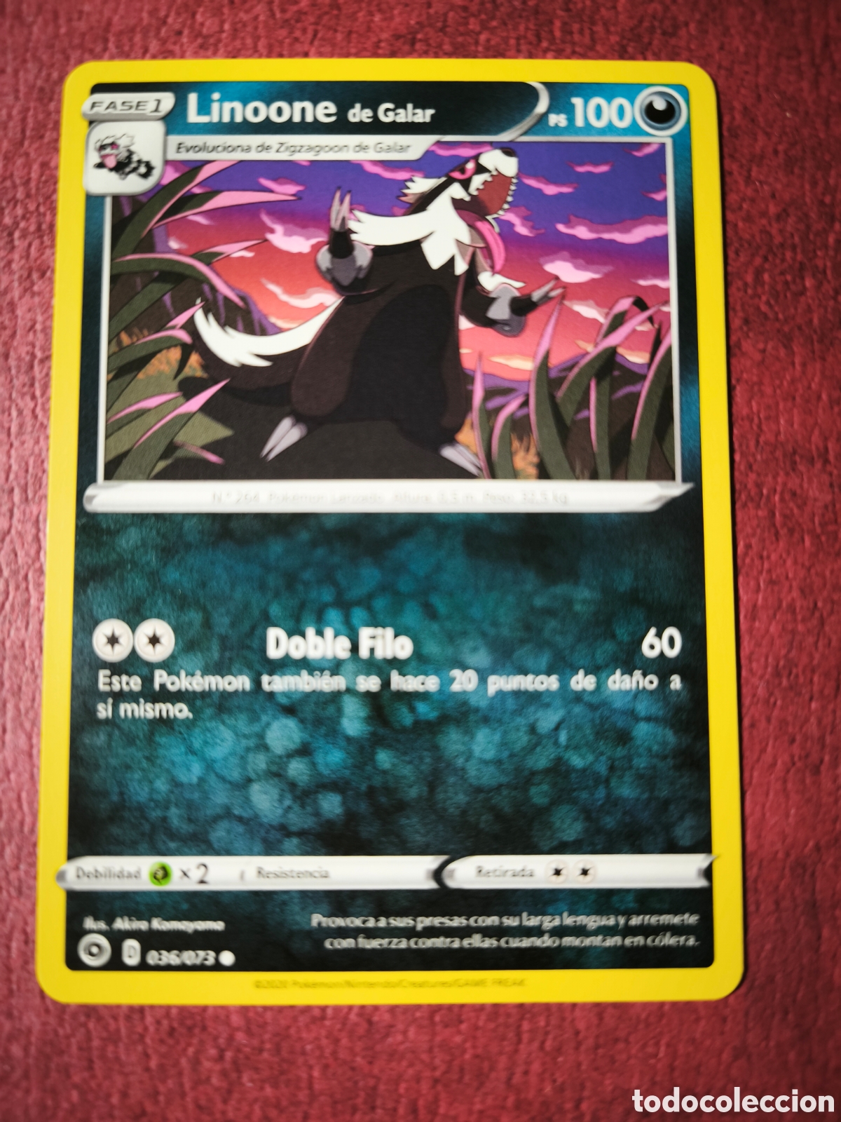 Coleccionismo cromos antiguos: Pokemon. 2020. Linoone.#36/73