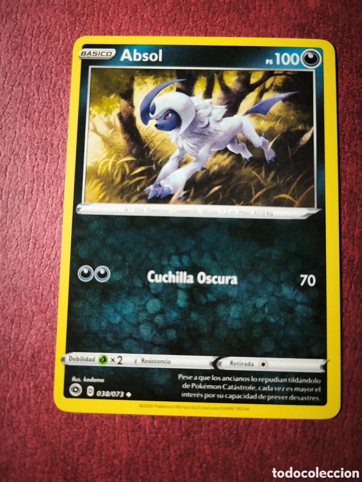 Coleccionismo cromos antiguos: Pokemon. 2020. Absol. #38/73. Espa&ntilde;ol - Foto 1