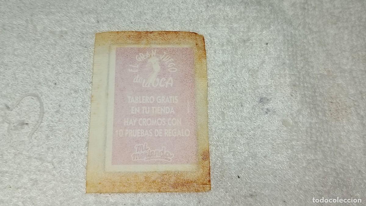 Coleccionismo cromos antiguos: BIMBO BIMBOCAO : ANTIGUO CROMO N&ordm; 4 EL GRAN JUEGO DE LA OCA - INTERROGATORIO - SIN ABRIR A&Ntilde;OS 90
