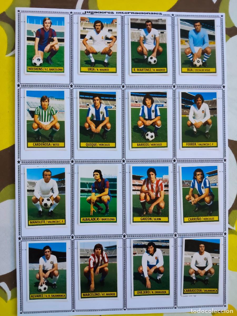 Colecionismo Cromos antigos: &Uacute;LTIMOS FICHAJES ESTE 1974 75 74 75 Ediciones TABAZK EDICI&Oacute;N RESTAURADA Y MEJORADA