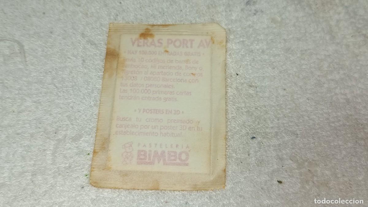 Coleccionismo cromos antiguos: BIMBO : ANTIGUO CROMO N&ordm; 21 VERAS PORT AVENTURA EN 3D SIN ABRIR A&Ntilde;OS 90