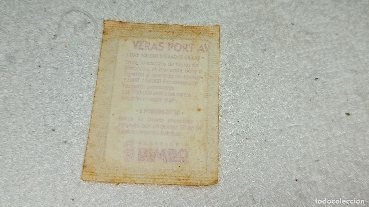 Coleccionismo cromos antiguos: BIMBO : ANTIGUO CROMO N&ordm; 38 VERAS PORT AVENTURA EN 3D SIN ABRIR A&Ntilde;OS 90
