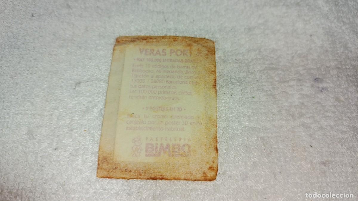 Coleccionismo cromos antiguos: BIMBO : ANTIGUO CROMO N&ordm; 23 VERAS PORT AVENTURA EN 3D SIN ABRIR A&Ntilde;OS 90