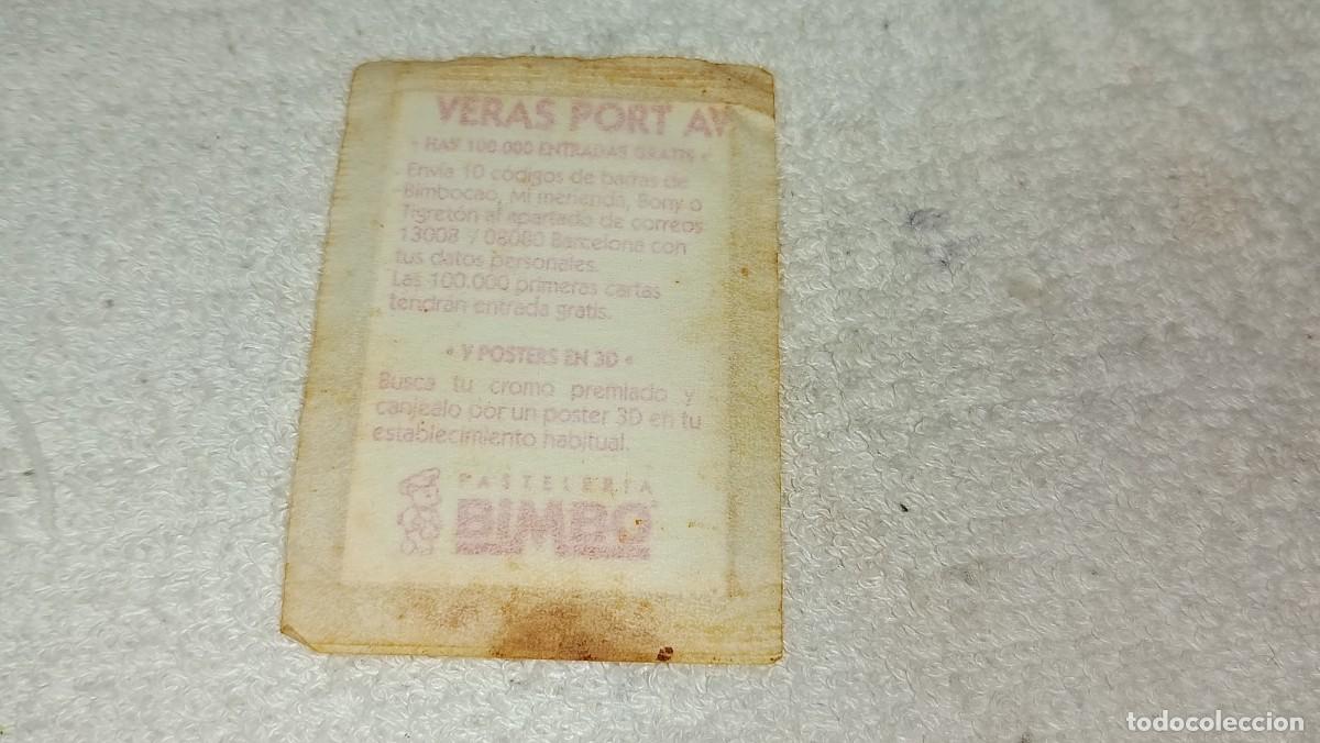 Coleccionismo cromos antiguos: BIMBO : ANTIGUO CROMO N&ordm; 16 VERAS PORT AVENTURA EN 3D SIN ABRIR A&Ntilde;OS 90