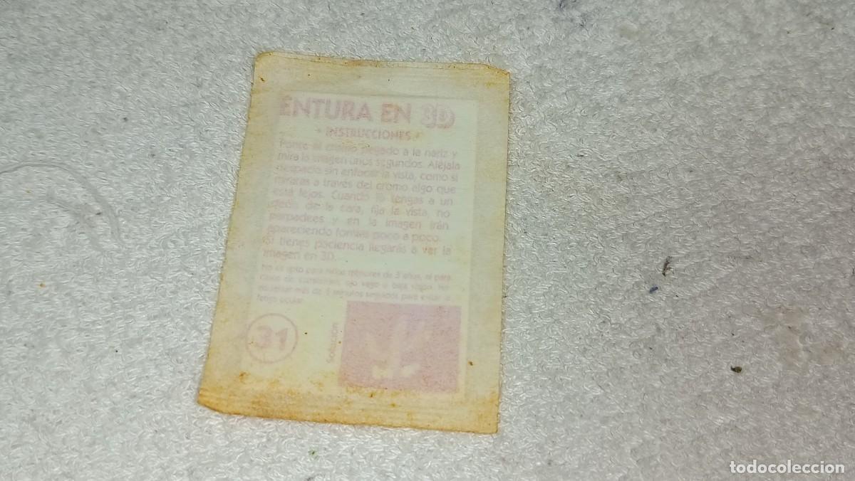 Coleccionismo cromos antiguos: BIMBO : ANTIGUO CROMO N&ordm; 31 VERAS PORT AVENTURA EN 3D SIN ABRIR A&Ntilde;OS 90