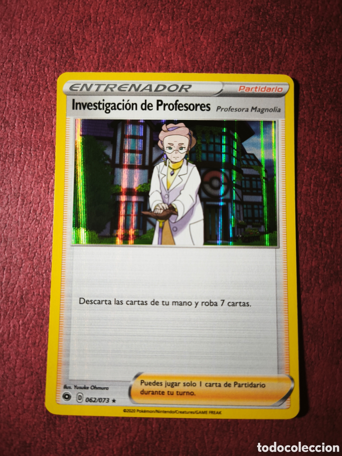 Coleccionismo cromos antiguos: Pokemon. 2020. Investigaci&oacute;n de profesores. Holo. #62/73