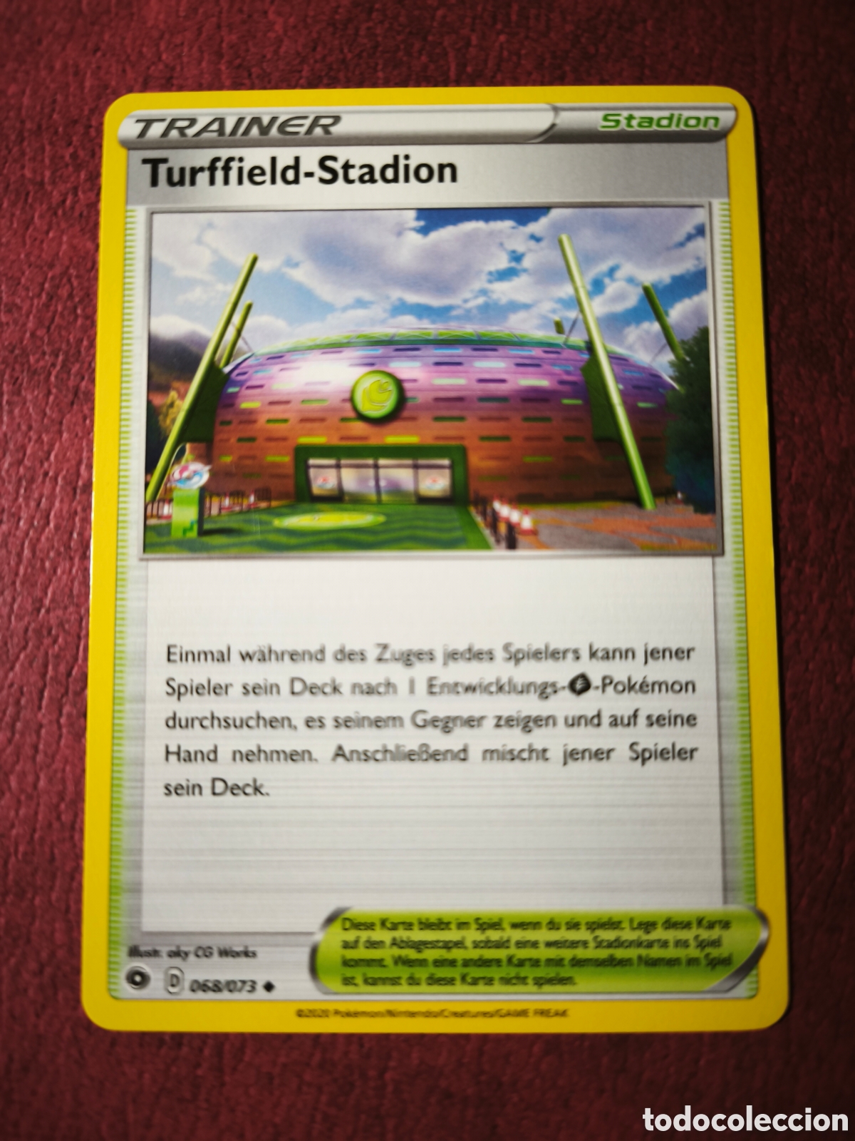 Coleccionismo cromos antiguos: Pokemon. 2020. Turffield Stadion. #68/73. Ingl&eacute;s