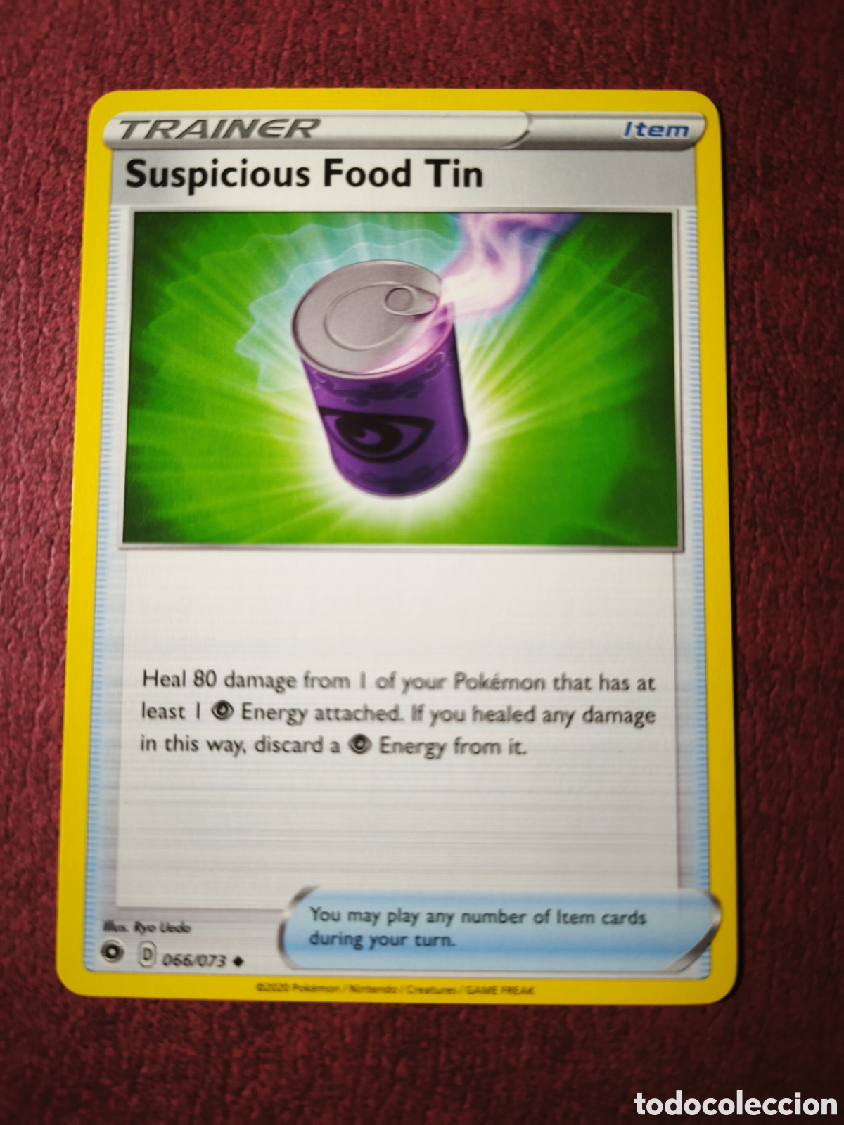 Coleccionismo cromos antiguos: Pokemon. 2020. Suspicious Food Tin. #66/73. Ingl&eacute;s