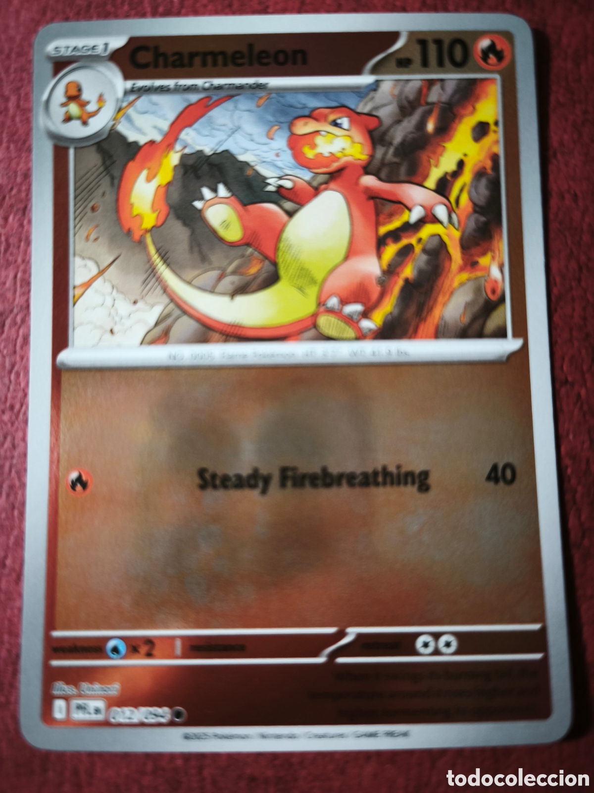 Coleccionismo cromos antiguos: Pokemon. 2025. Charmeleon. #12/94. Holo. Ingl&eacute;s