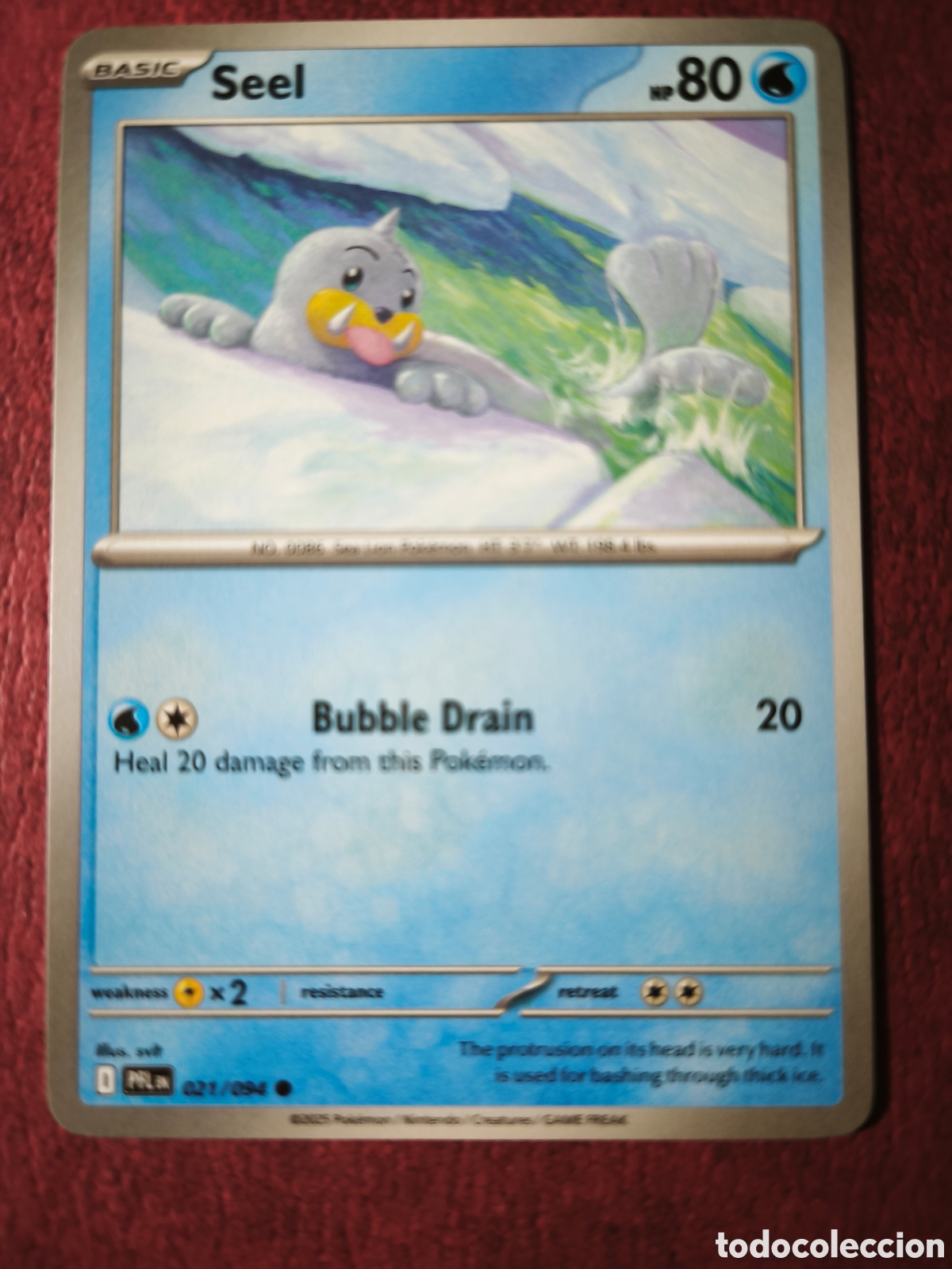 Coleccionismo cromos antiguos: Pokemon. 3025. Seel. #21/94. Ingl&eacute;s