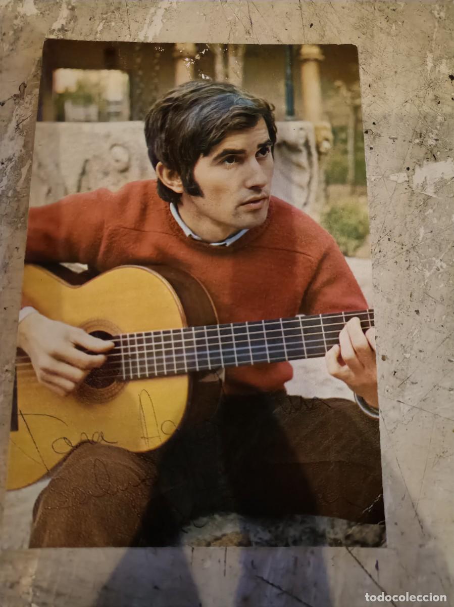 Coleccionismo cromos antiguos: POSTAL FIRMADA FOTOGRAFIA CROMO PROMOCION DEL CANTANTE : VICTOR MANUEL.