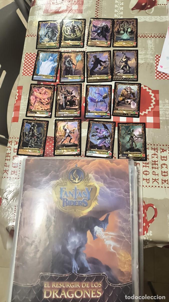 Coleccionismo cromos antiguos: Fantasy Riders el resurgir de los dragones
