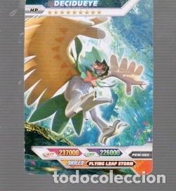 Coleccionismo cromos antiguos: CROMO DE POK&Eacute;MON DE HP DECIDUEYE PEM 065- A&Ntilde;O 2022