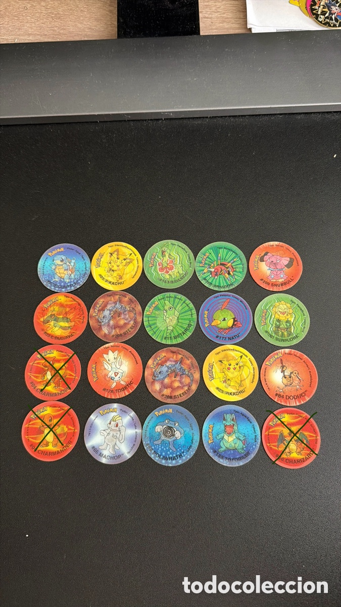 Coleccionismo cromos antiguos: Tazos Pokemon Hologr&aacute;ficos
