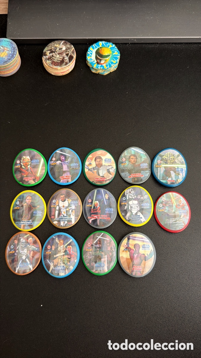 Coleccionismo cromos antiguos: Flippo Wox de Star Wars: The Clone Wars (Matutano, 2008-2009)