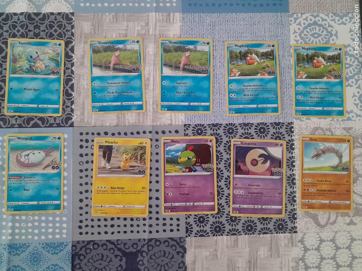 Coleccionismo cromos antiguos: 25 cartas Pokemon Go a&ntilde;o 2022