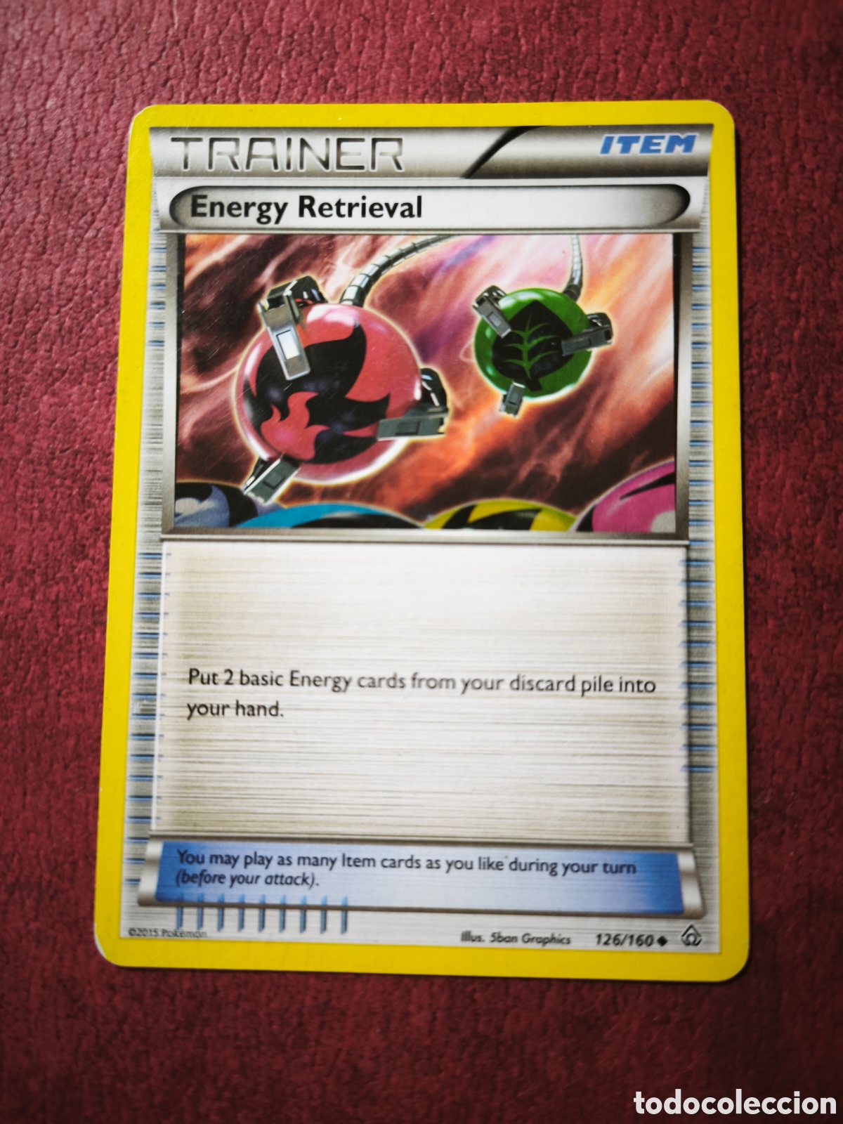 Coleccionismo cromos antiguos: Pokemon. 2015. Energy Retrieval - Foto 1