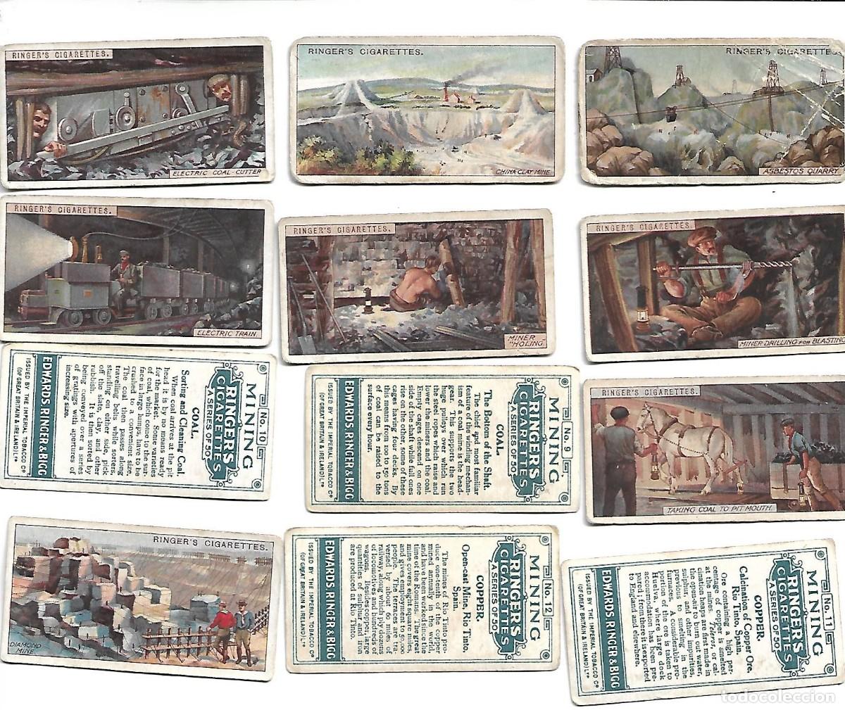 Coleccionismo cromos antiguos: MINING - FALTAN OCHO CROMOS
