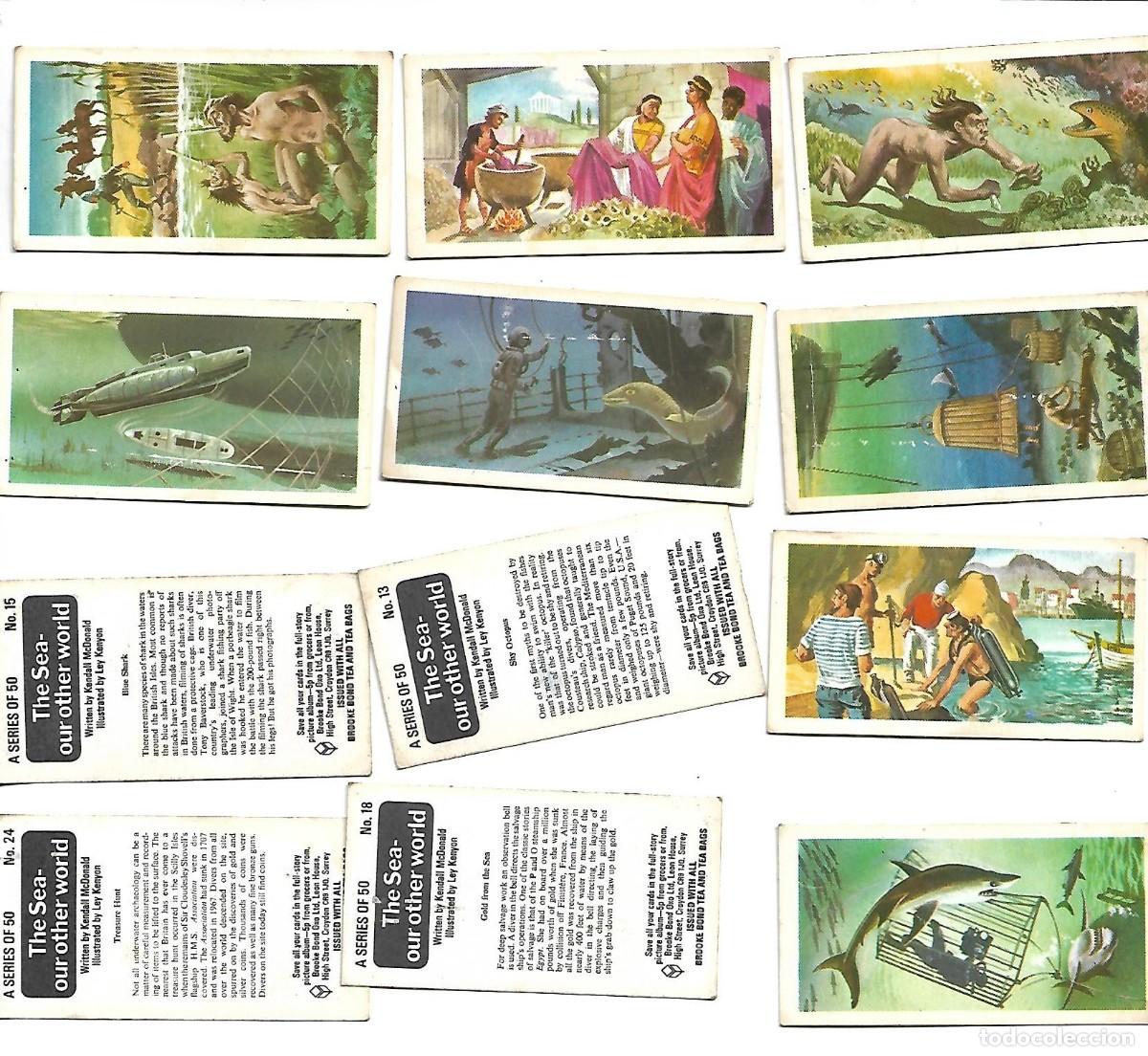 Coleccionismo cromos antiguos: THE SEAOUR OTHER WORLD - 25 CROMOS
