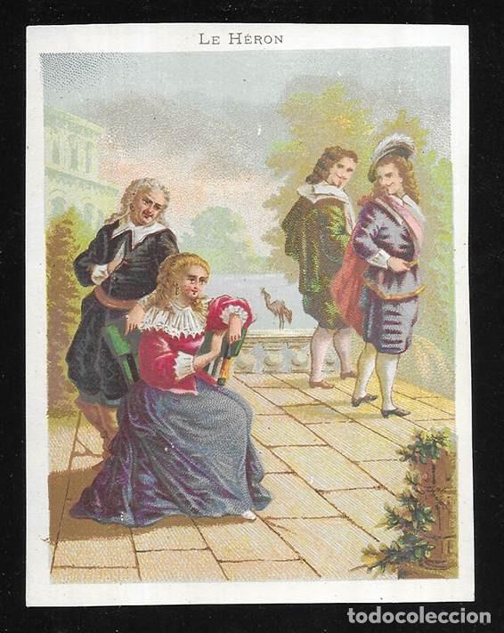 Coleccionismo cromos antiguos: Cromo. Antiguos, Le H&eacute;ron sin publicidad Frances 12 x 9 cm