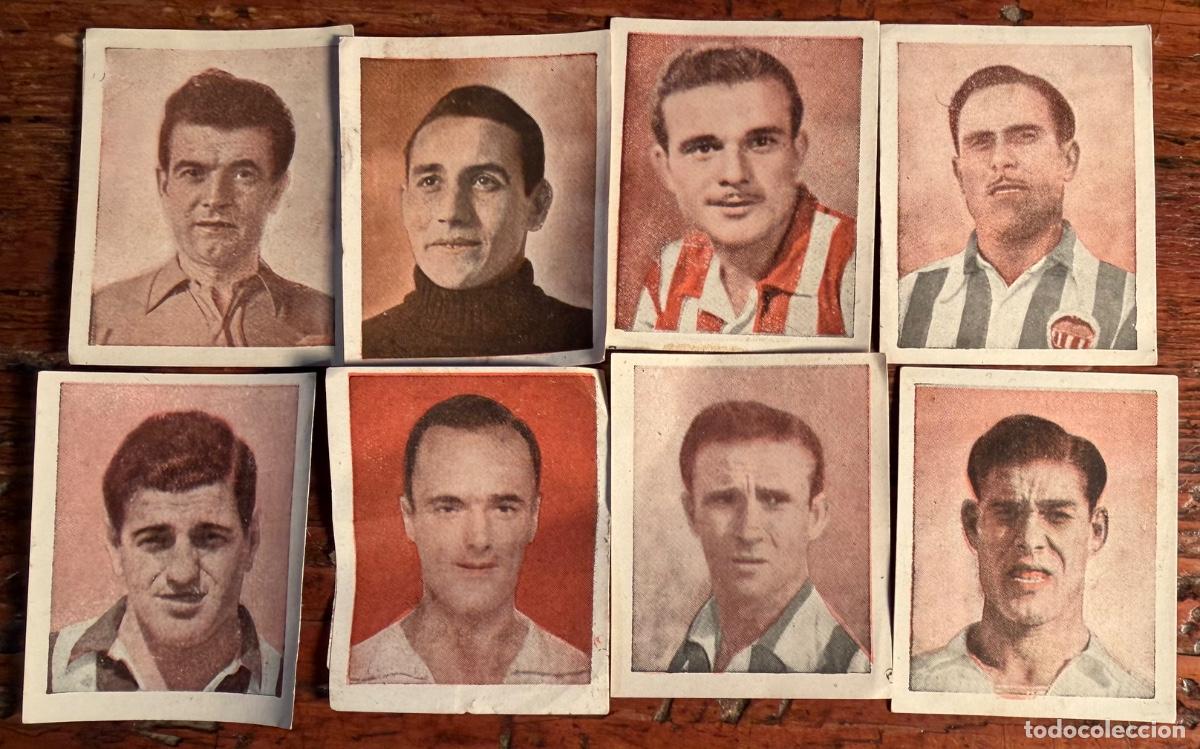 Coleccionismo cromos antiguos: LOTE 8 CROMOS FUTBOL CHOCOLATES INDUSTRIAS MONTSENY. S.A