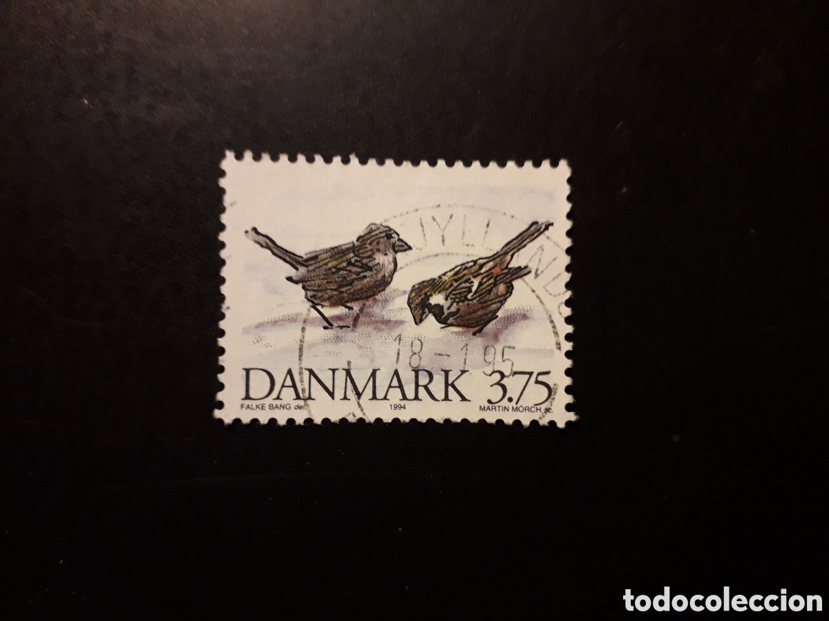 Coleccionismo cromos antiguos: DINAMARCA YVERT 1089 SELLO SUELTO USADO 1994 FAUNA AVES PEDIDO M&Iacute;NIMO 3&euro;