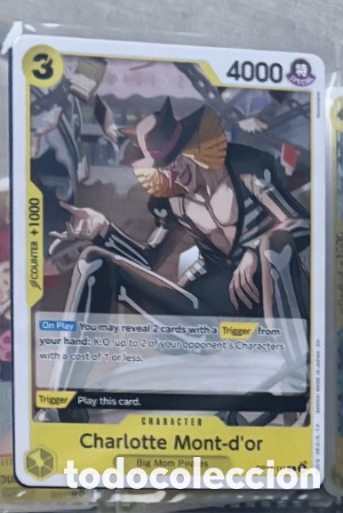 Coleccionismo cromos antiguos: Carta One Piece TCG CHARLOTTE