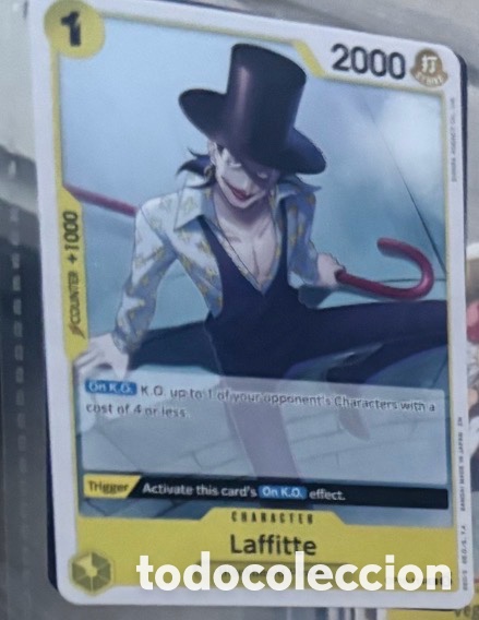 Coleccionismo cromos antiguos: Carta One Piece TCG LAFFITTE