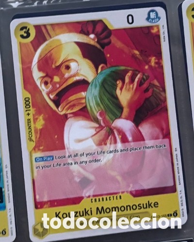 Coleccionismo cromos antiguos: Carta One Piece TCG KOUZUKI