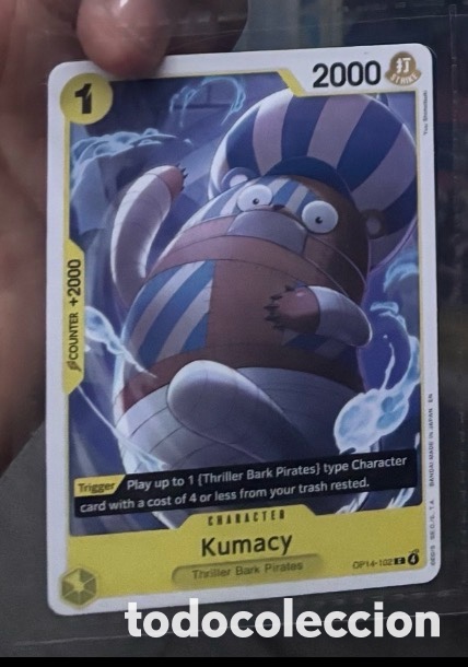 Coleccionismo cromos antiguos: Carta One Piece TCG KUMACY