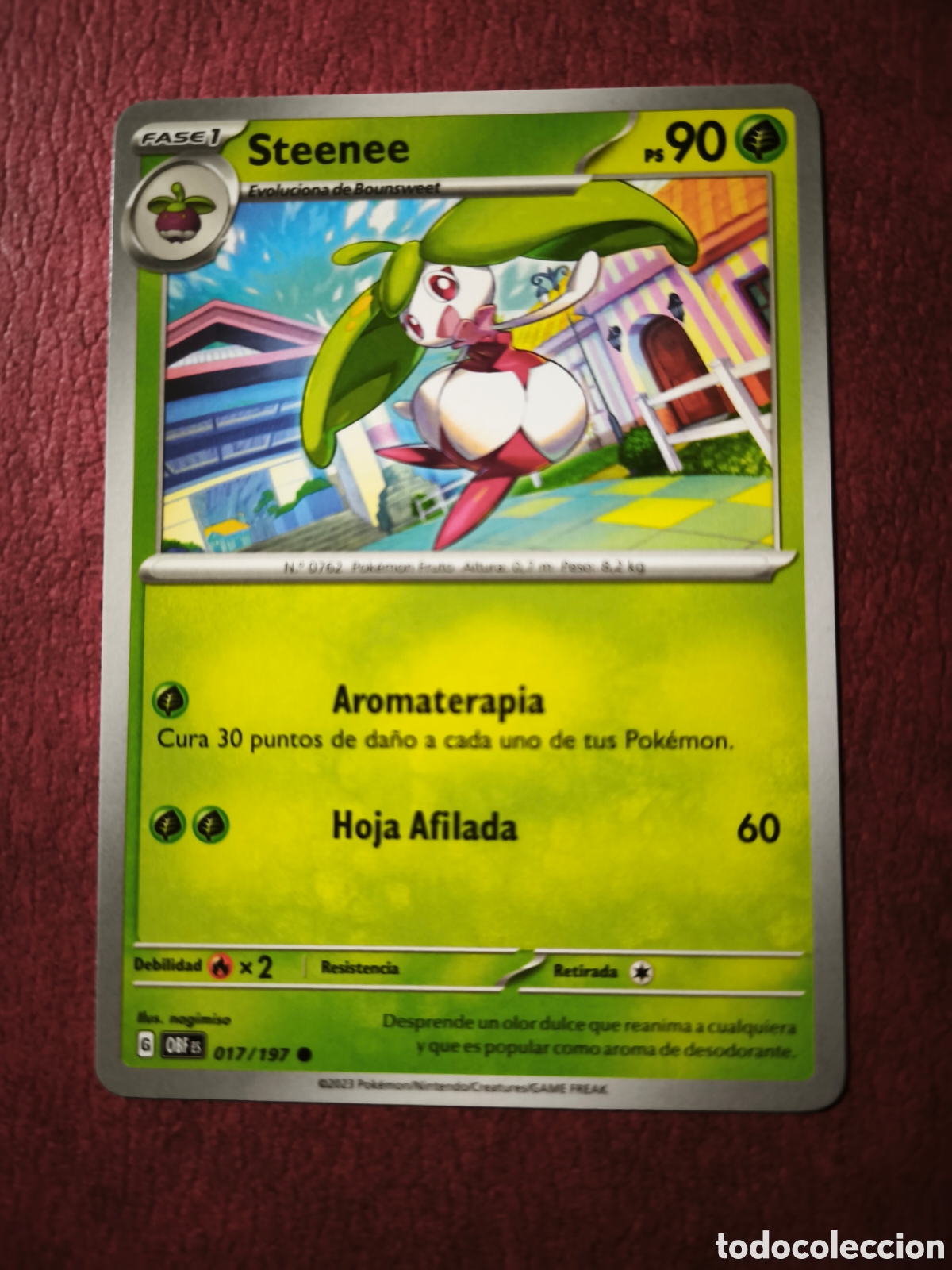 Coleccionismo cromos antiguos: Pokemon. 2023. Steenee #17/197. Espa&ntilde;ol