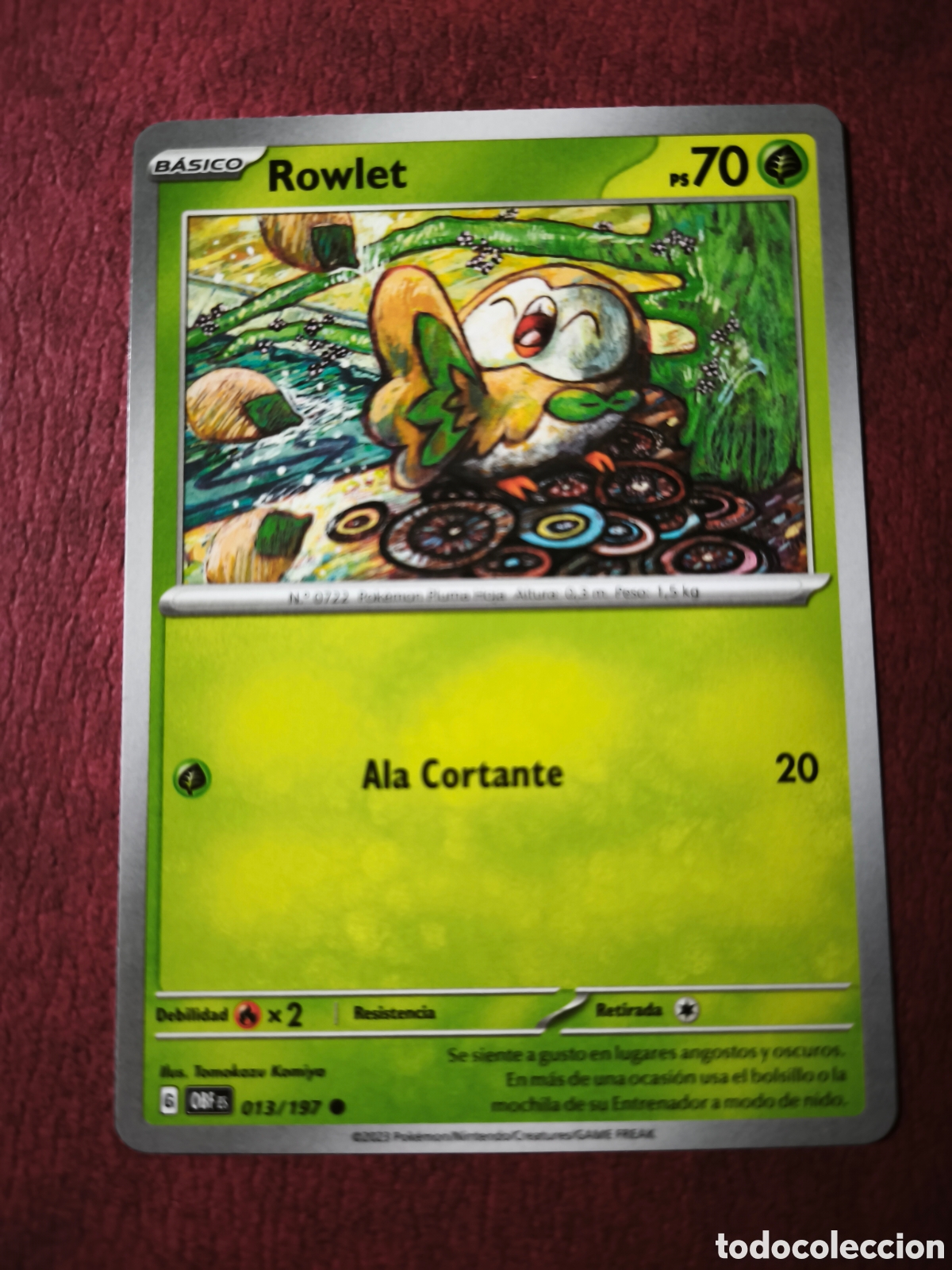 Coleccionismo cromos antiguos: Pokemon. 2023. Ala cortante #13/197. Espa&ntilde;ol
