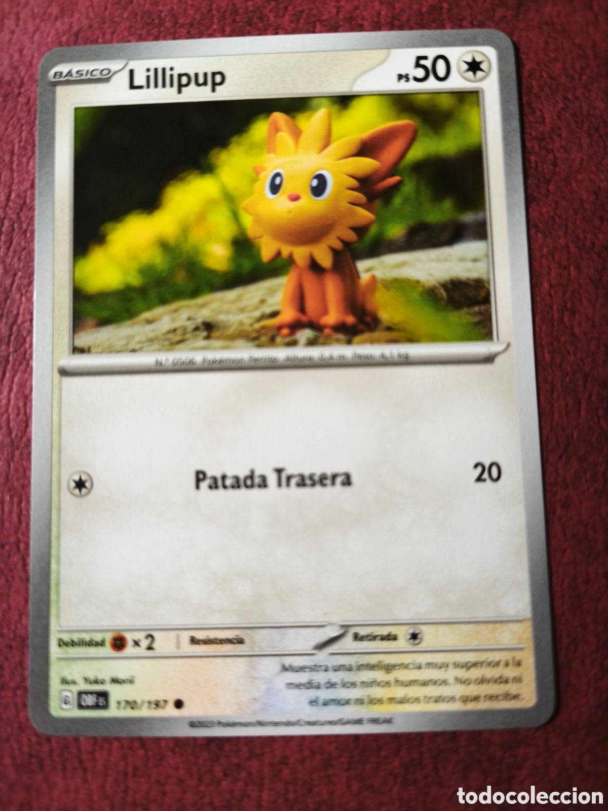 Coleccionismo cromos antiguos: Pokemon. 2023. Lillipup #170/197. Espa&ntilde;ol