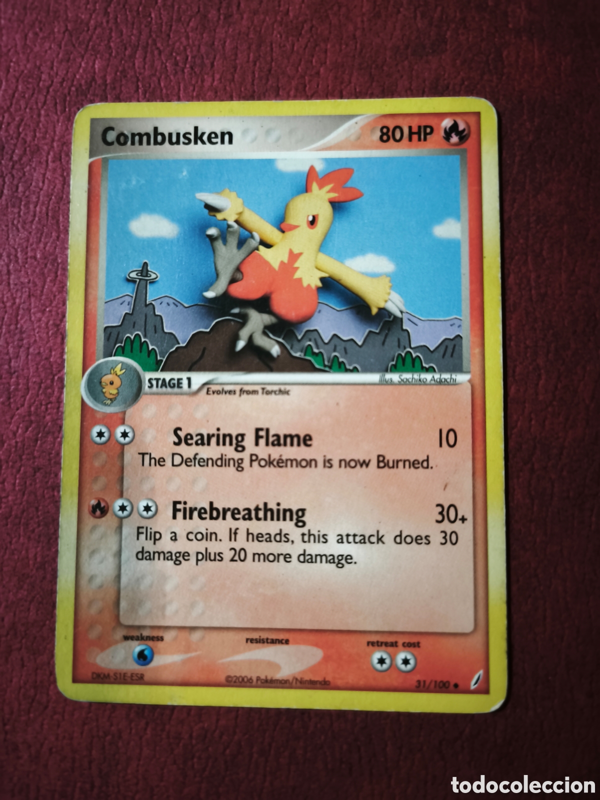 Coleccionismo cromos antiguos: Pokemon. 2006. Combusken #31/100. Ingl&eacute;s