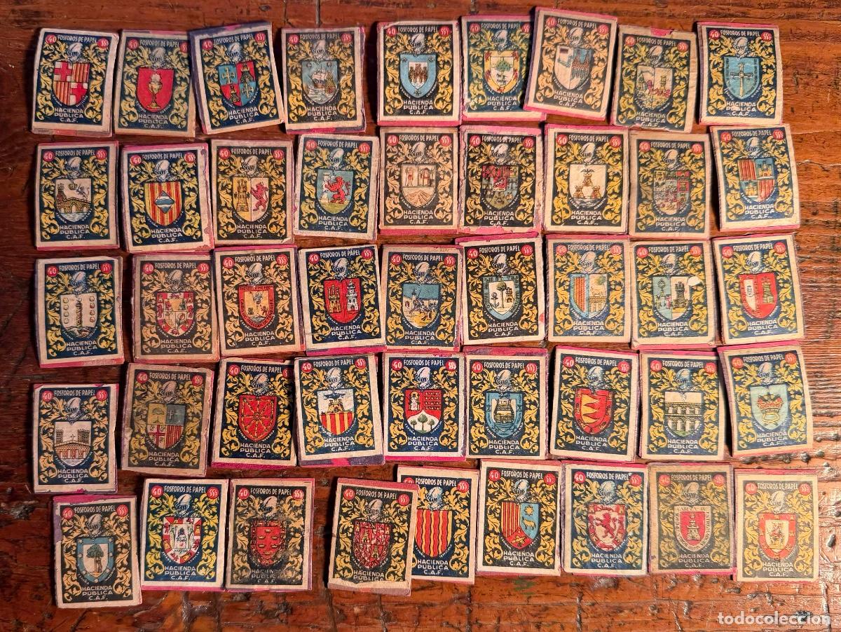Coleccionismo cromos antiguos: LOTE 45 CROMOS CAJITAS DE CERILLAS.