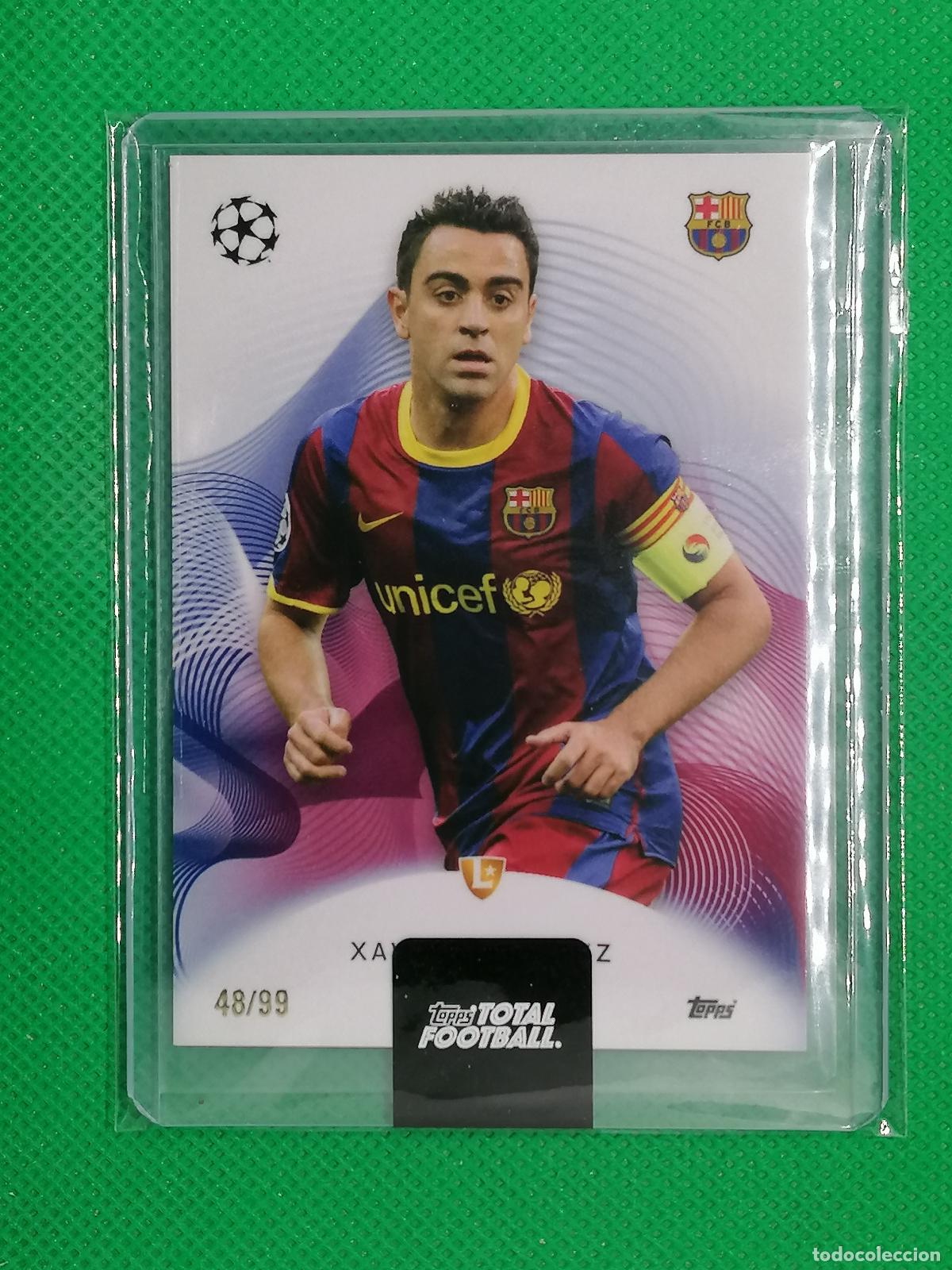 Coleccionismo cromos antiguos: XAVI HERNANDEZ BARCELONA LEGEND /99 ⚽ TTF TOPPS TOTAL FOOTBALL 26 27 2026 2027 ⚽