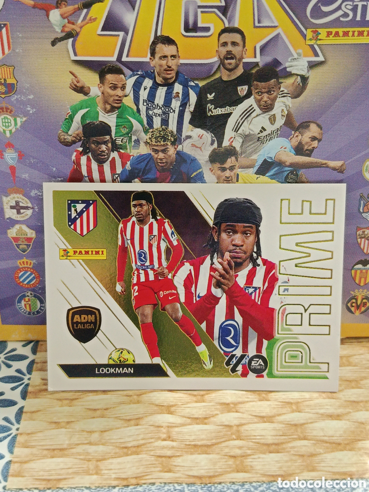 Coleccionismo cromos antiguos: LOOKMAN ATLETICO DE MADRID ADN LA LIGA PRIME N&ordm; 7 LIGA ESTE 26 27 2026 2027 PANINI