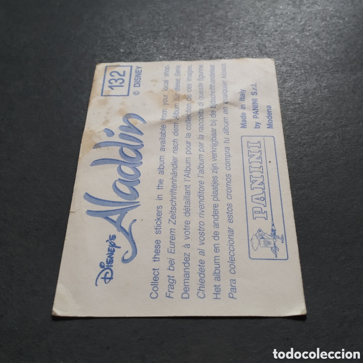 Coleccionismo cromos antiguos: CROMO - N&ordm; 132 - ALAD&Iacute;N - PANINI - Foto 5