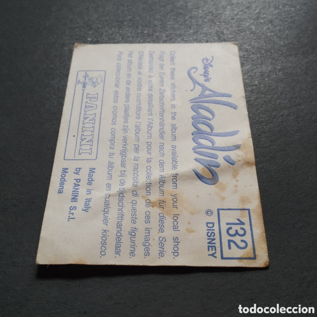 Coleccionismo cromos antiguos: CROMO - N&ordm; 132 - ALAD&Iacute;N - PANINI - Foto 6