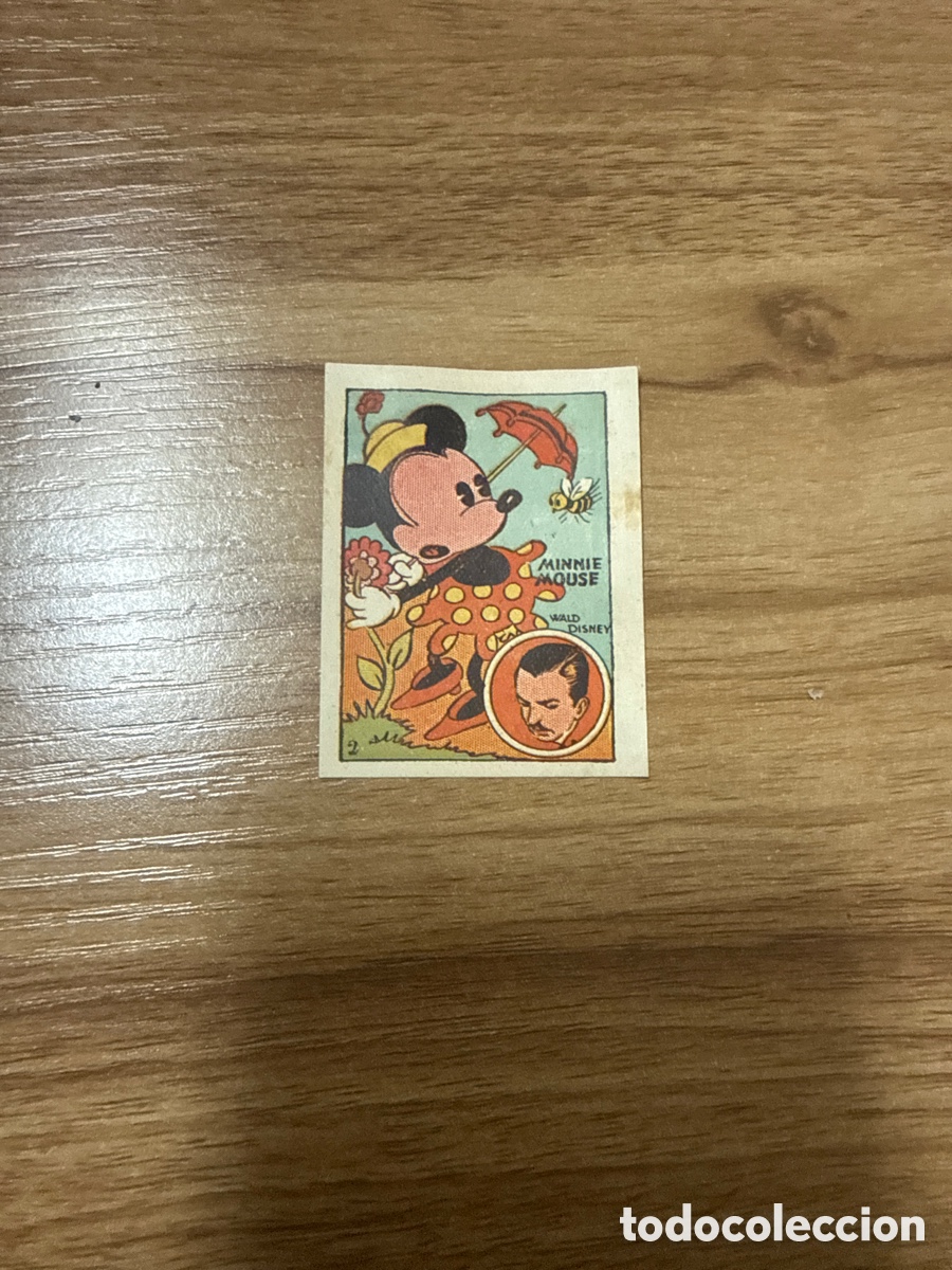 Coleccionismo cromos antiguos: 1939 MINNIE MOUSE WALT DISNEY N&ordm; 2 BRUGUERA