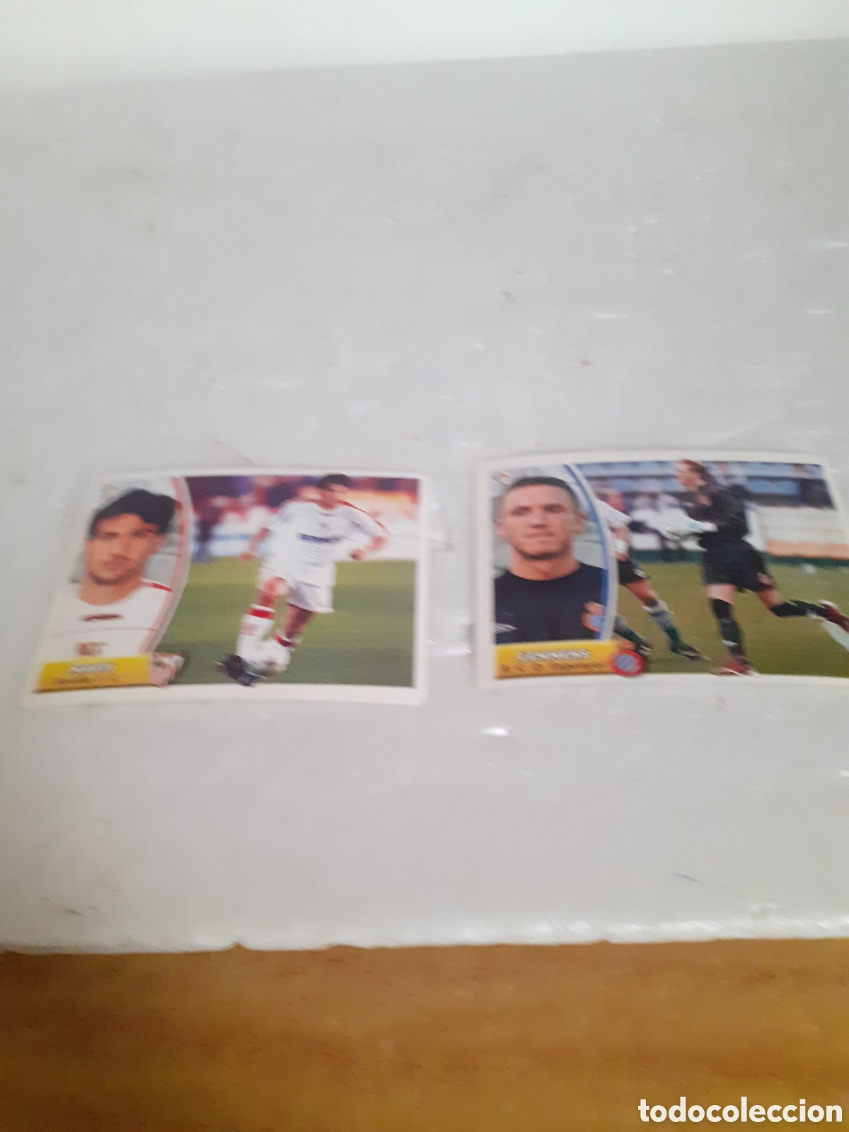 Coleccionismo cromos antiguos: EDIC ESTE LIGA 2003 2004 ULTIMOS FICHAJES N 1 Y 2 SIN PEGAR