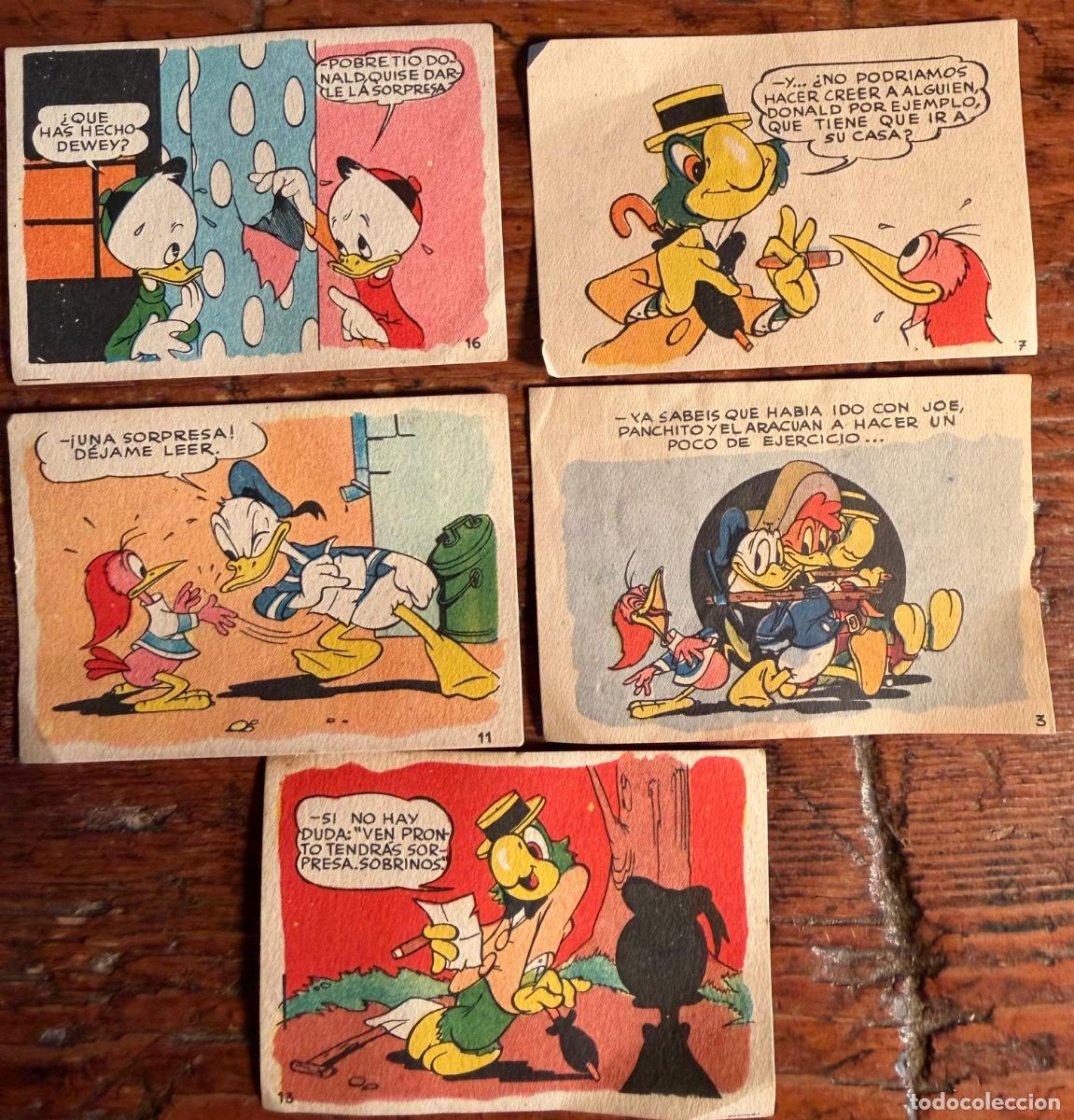 Coleccionismo cromos antiguos: 5 CROMOS LOS PATITOS INGENUOS. CHOCOLATES LLOVERAS. - Foto 1