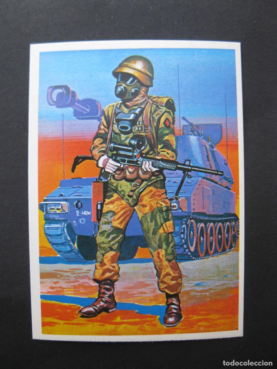 Coleccionismo cromos antiguos: T&Eacute;CNICA Y ACCI&Oacute;N - CROMO N&ordm; 129 - SOLDADO DEL FUTURO - EDICIONES ESTE - NUNCA PEGADO.