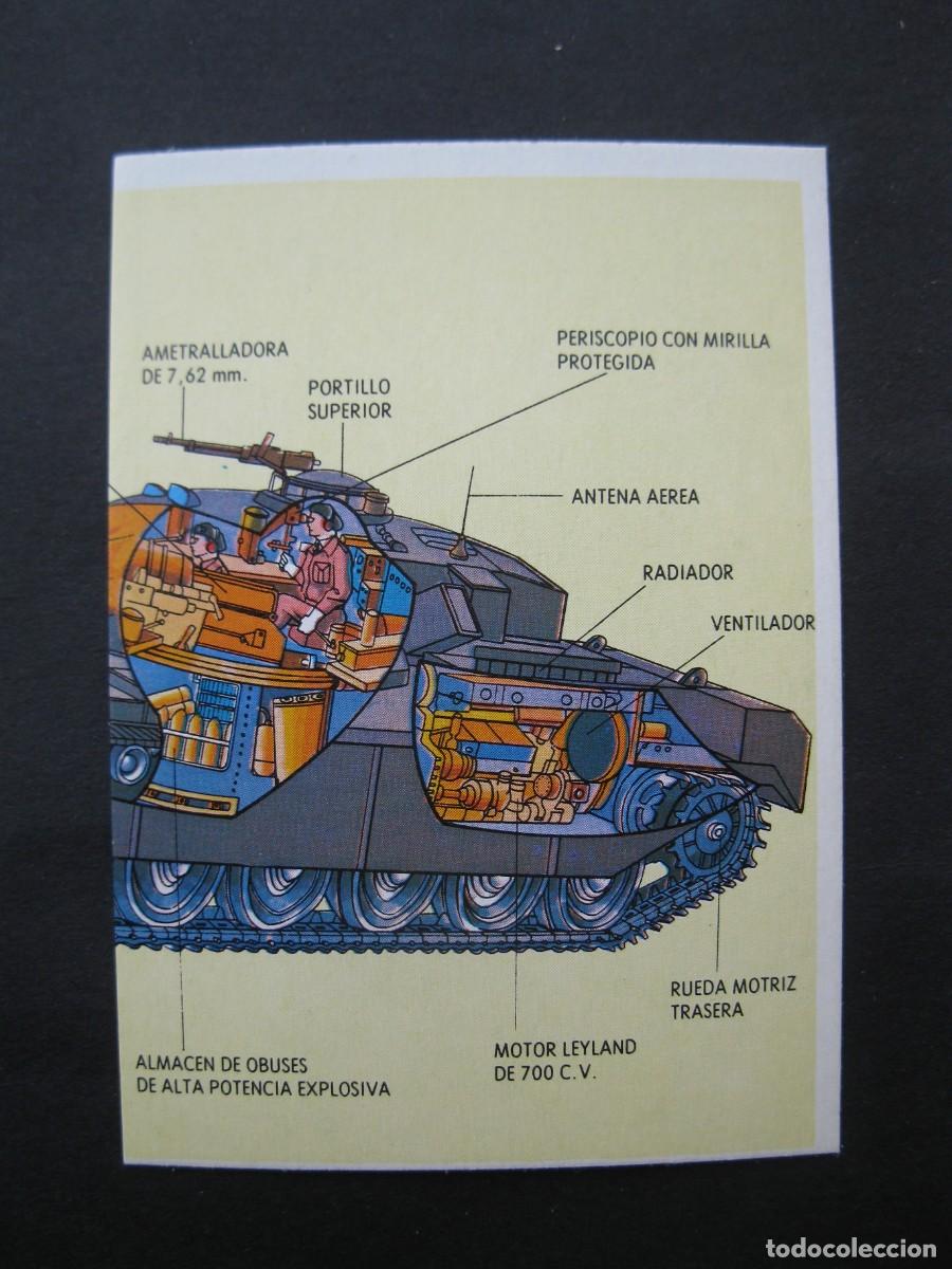 Coleccionismo cromos antiguos: T&Eacute;CNICA Y ACCI&Oacute;N - CROMO N&ordm; 115 - CARRO DE COMBATE CHIEFTAIN - EDICIONES ESTE - NUNCA PEGADO.