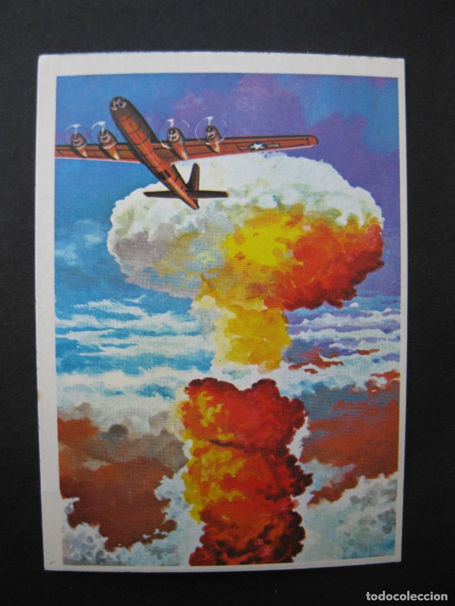 Coleccionismo cromos antiguos: T&Eacute;CNICA Y ACCI&Oacute;N - CROMO N&ordm; 94 - LANZAMIENTO DE LA 1&ordf; BOMBA AT&Oacute;MICA - EDICIONES ESTE - NUNCA PEGADO.